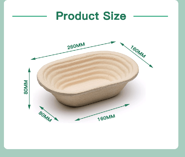 Banneton Proofing Basket Sugarcane Cutlery