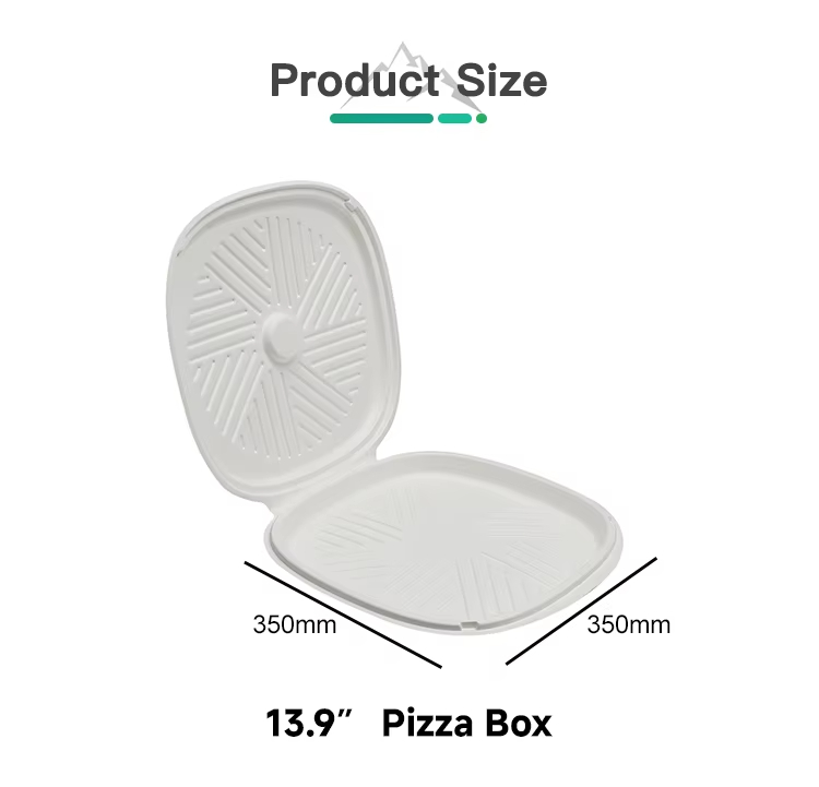 Biodegradable Sugarcane Pizza Box