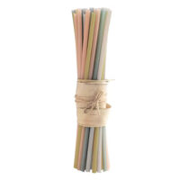 Rice Straws 8mm Flat End
