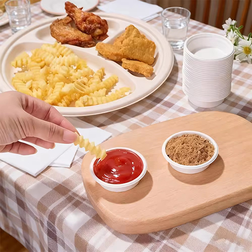 Wholesale Sugarcane Cups Bagasse Sauce Cups