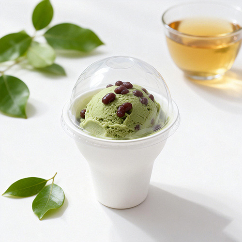 Disposable Yogurt Sugarcane Ice Cream Cup