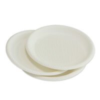 Eco-Friendly Corn Starch 8 Inch Plate
