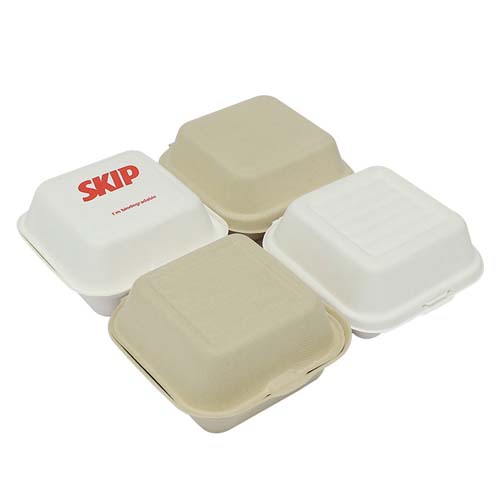 Sugarcane 9x6 Inch Hamburger Clamshell