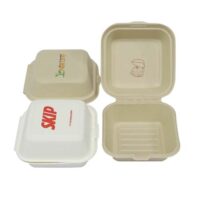 Sugarcane 9x6 Inch Hamburger Clamshell