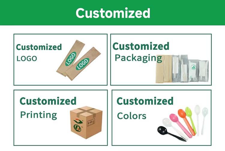 CPLA Biodegradable Knife Fork Spoon Set