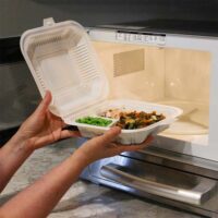 Compostable Cornstarch 750ml Food Box