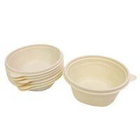 Cornstarch 800ml Disposable Food Bowl