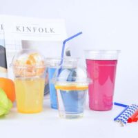 PLA 16oz Cold Cup with Flat Lid
