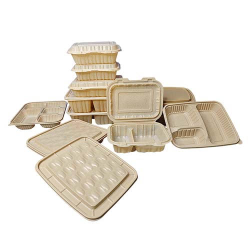Rice Husk 2-Compartment Meal Container