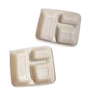Rice Husk 3-Compartment 1000ml Box