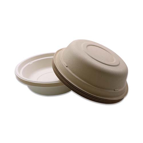 Sugarcane round bowl