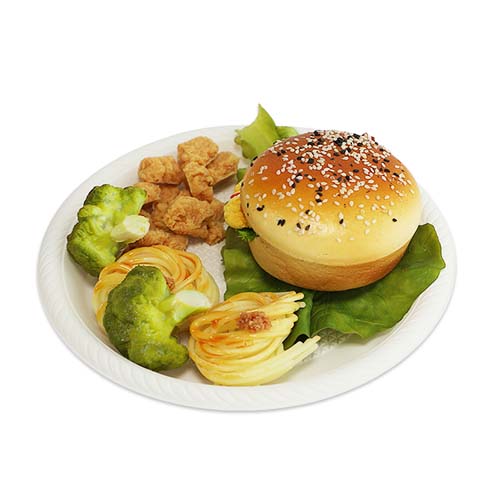 6 Inch Cornstarch Round Plate