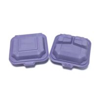 Cornstarch 1000ml Clamshell Lunch Box