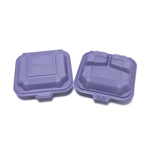 Cornstarch 1000ml Clamshell Lunch Box