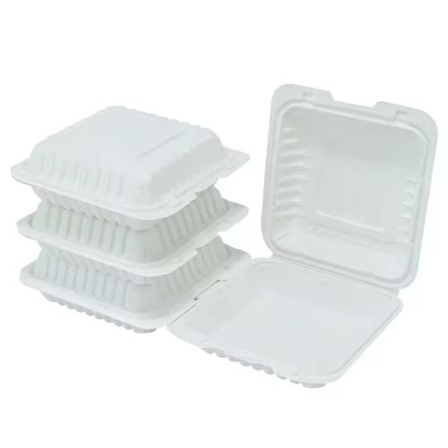 Cornstarch 1000ml Clamshell Lunch Box