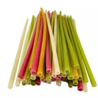 Rice Straw 12mm Flat End