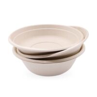 Sugarcane Bagasse 16oz Hot Food Bowl