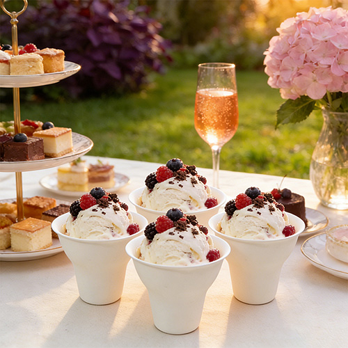 Sugarcane Bagasse 3oz Ice Cream Cup