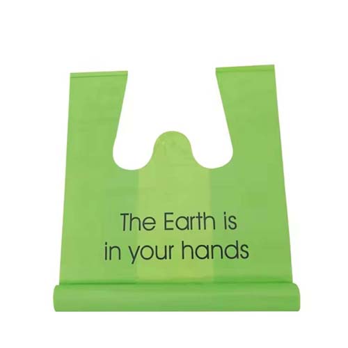 T-Shirt Style PLA Shopping Bags