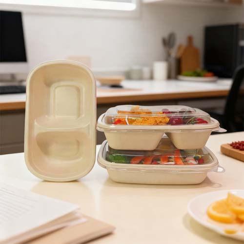 24oz Sugarcane Takeout Containers