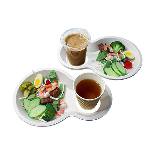 31cm Sugarcane Food Cup Tray