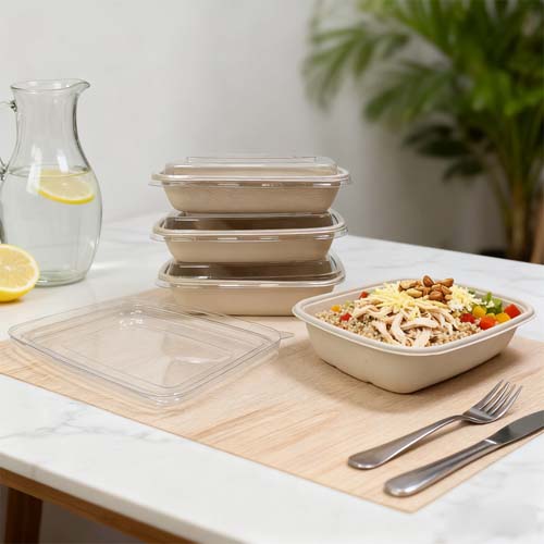 32oz Bagasse Salad Bowl