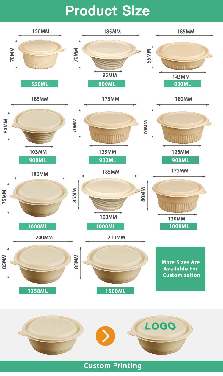 32oz Cornstarch Noodle Bowls