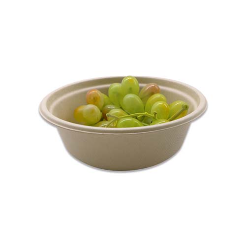 600ml Biodegradable Sugarcane Bowl