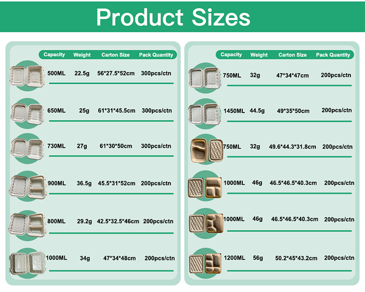 800ml Rice Husk Food Lunch Box