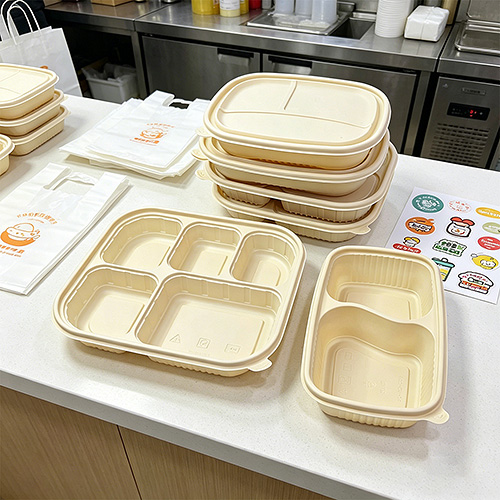 New Arrival Restaurant Cornstarch Bento Lunch Box