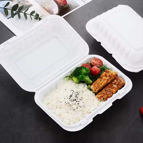 1000ml Cornstarch Clamshell Box
