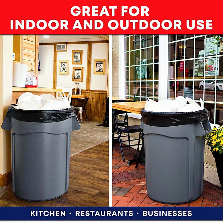 4-30 Gallon Black Trash Bags