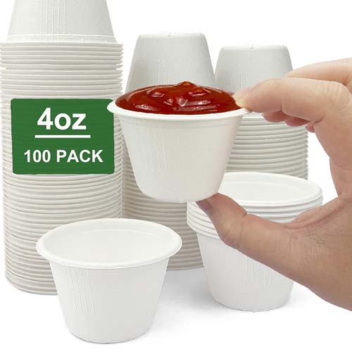 4oz Sugarcane Bagasse Cup