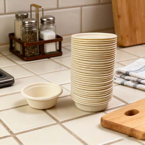 4oz Sugarcane Bagasse Cup
