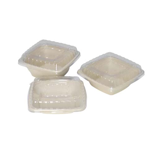 500ml Sugarcane Square Bowl