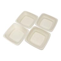 500ml Sugarcane Square Bowl