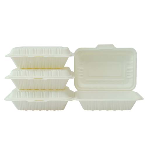 9 Inch Cornstarch Clamshell