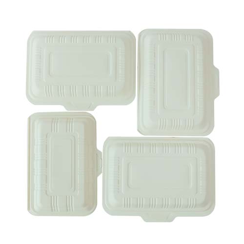 9 Inch Cornstarch Clamshell