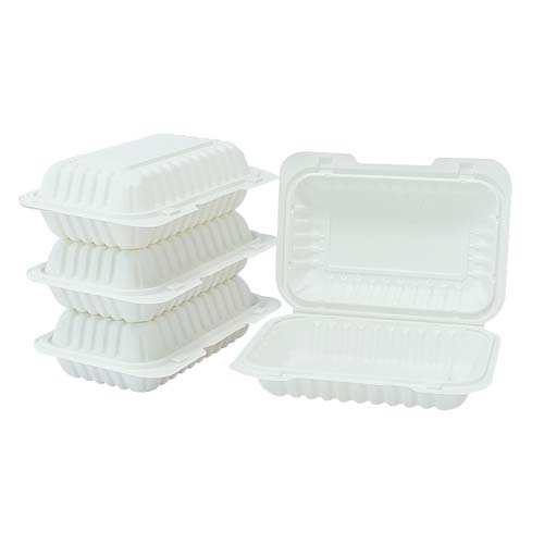 9 Inch Cornstarch Clamshell