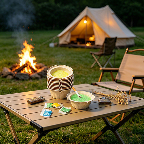 Biodegradable Rice Husk Ashtray