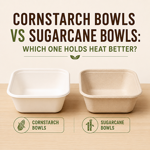 Cornstarch Bowls vs Sugarcane Bowls Which One Holds Heat Better