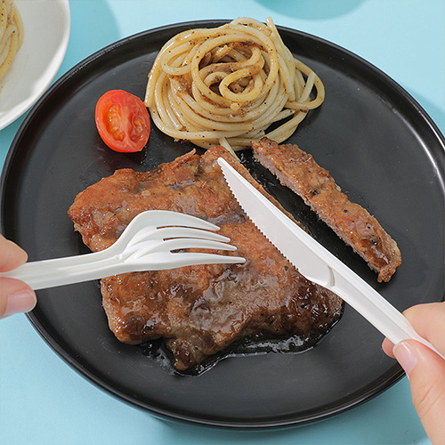 Cornstarch Cutlery Set Knife Fork Spoon