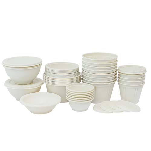 Cornstarch Soup Bowl with Lid