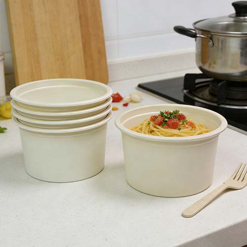 Cornstarch Soup Bowl with Lid