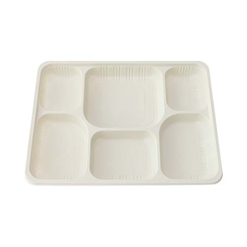 Cornstarch Tray 6 Compartment