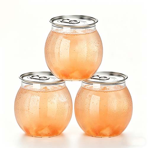 Customizable Clear Pet Beverage Cans