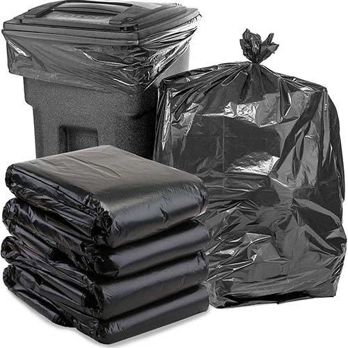 Drawstring Black 30 Gallon Garbage Bags
