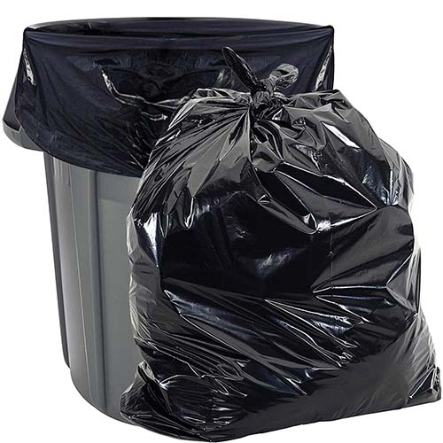 Drawstring Black 30 Gallon Garbage Bags