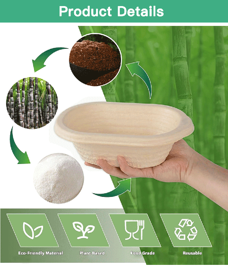 Natural Rattan Bread Proofing Basket