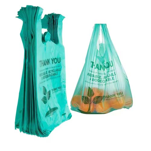 PLA Shopping Bags T-Shirt Style